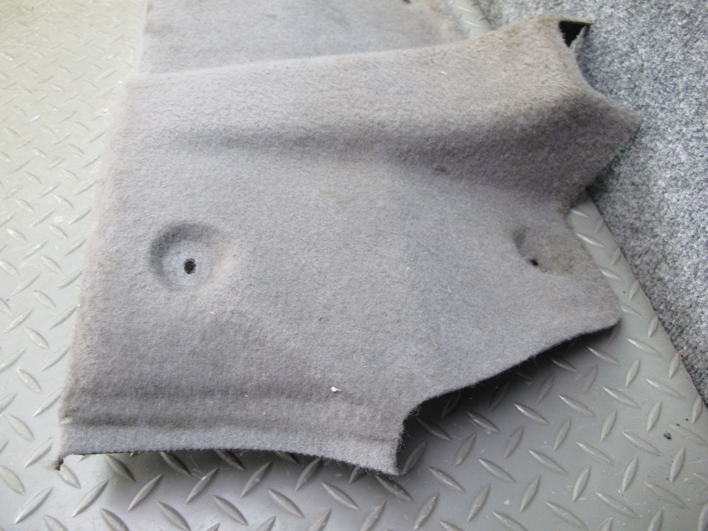 1988 Mazda RX7 FC3S Convertible Rear Under Seat Lower Trim Cover Panel Gray OEM