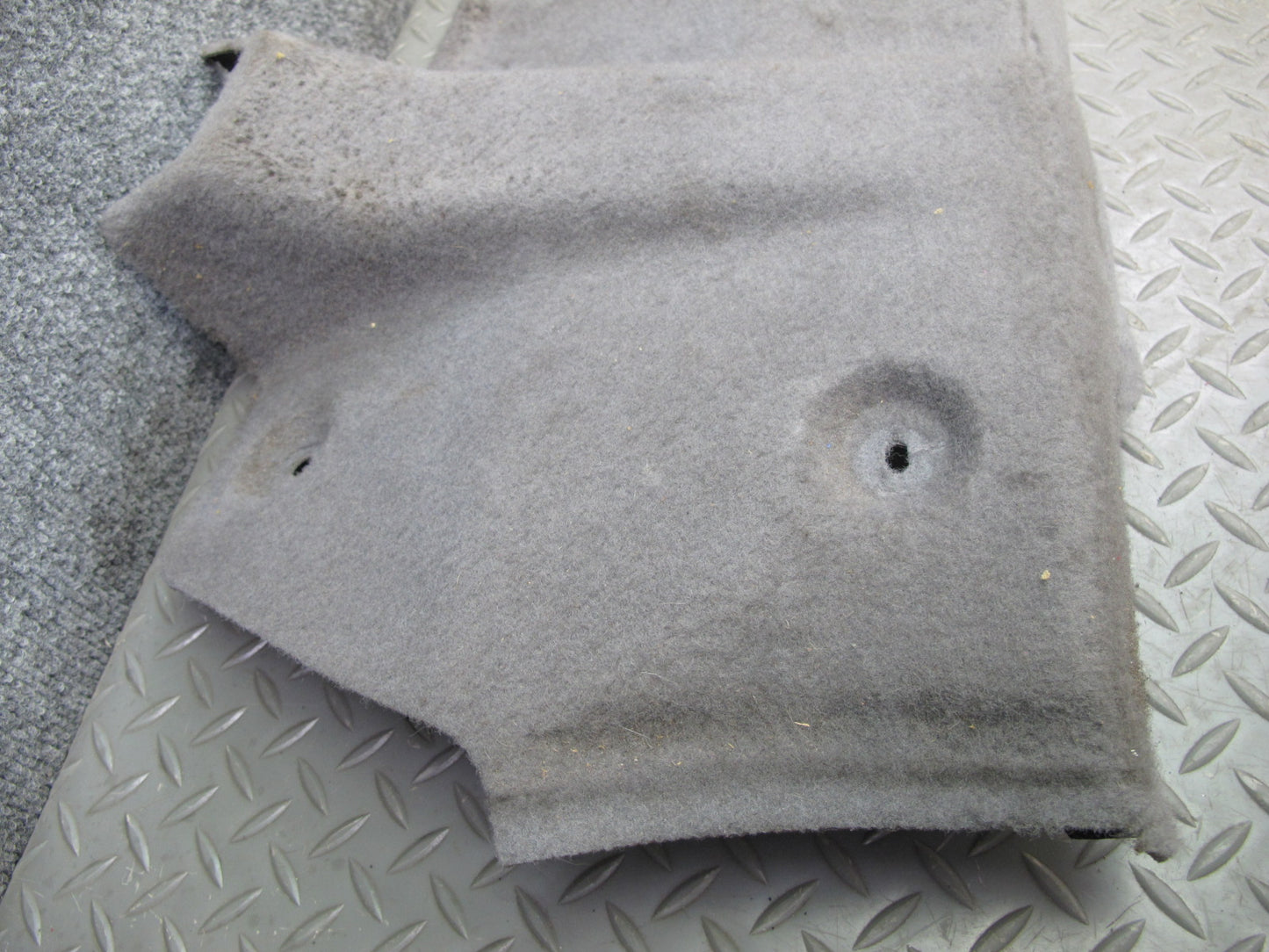 1988 Mazda RX7 FC3S Convertible Rear Under Seat Lower Trim Cover Panel Gray OEM