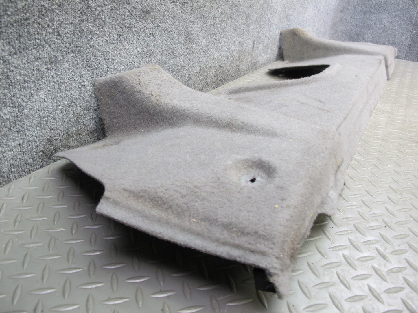 1988 Mazda RX7 FC3S Convertible Rear Under Seat Lower Trim Cover Panel Gray OEM