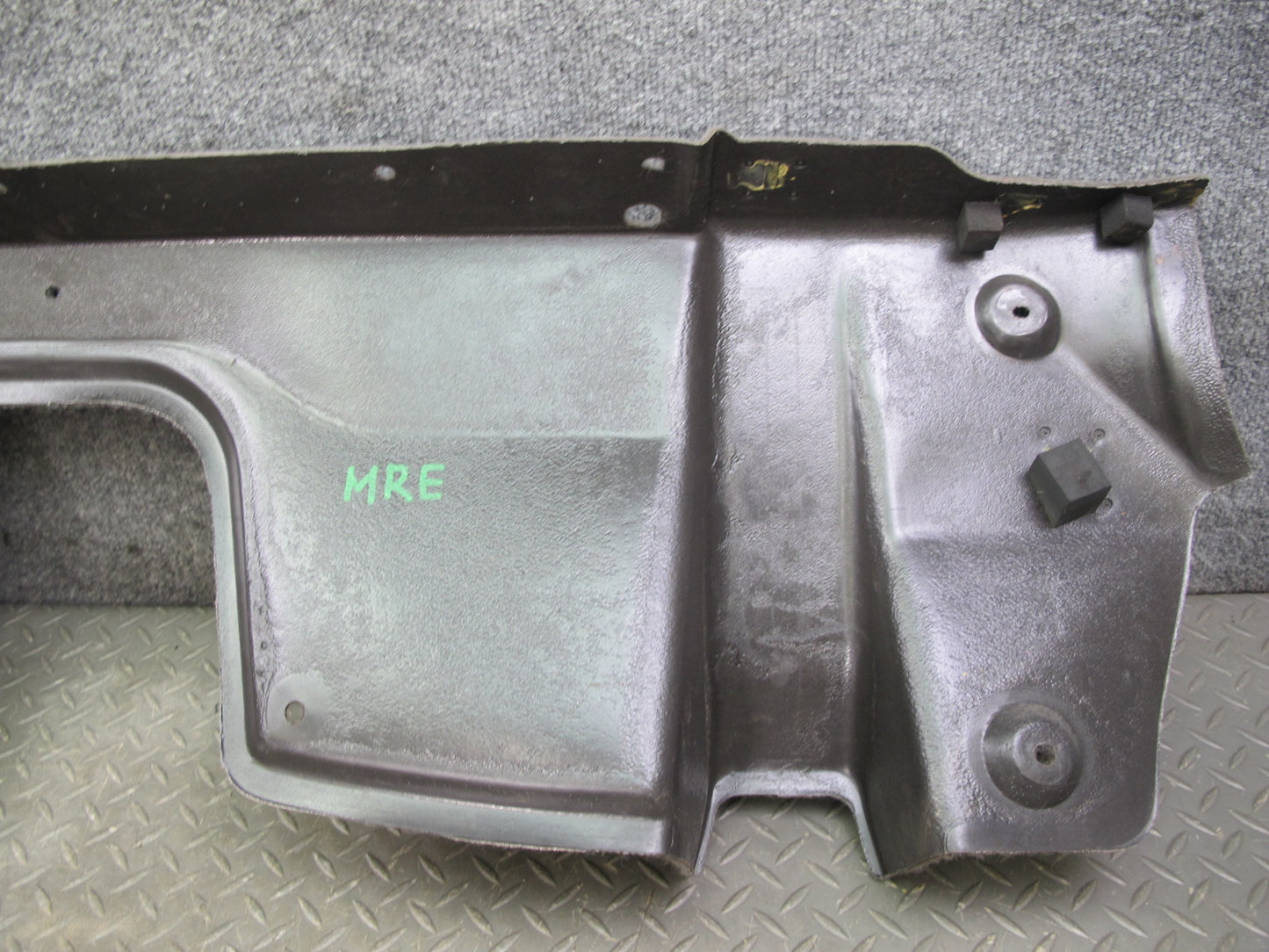 1988 Mazda RX7 FC3S Convertible Rear Under Seat Lower Trim Cover Panel Gray OEM