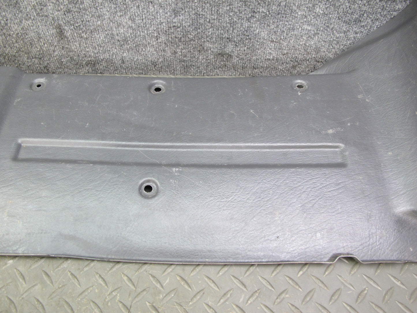 88-91 Mazda RX7 FC3S Convertible Trunk Rear Trim Panel Cover Gray OEM
