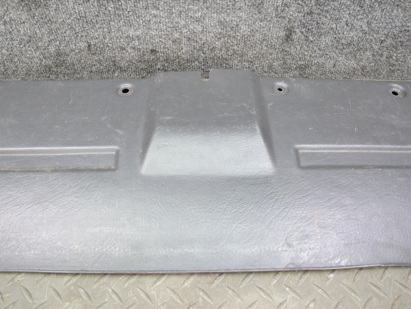 88-91 Mazda RX7 FC3S Convertible Trunk Rear Trim Panel Cover Gray OEM