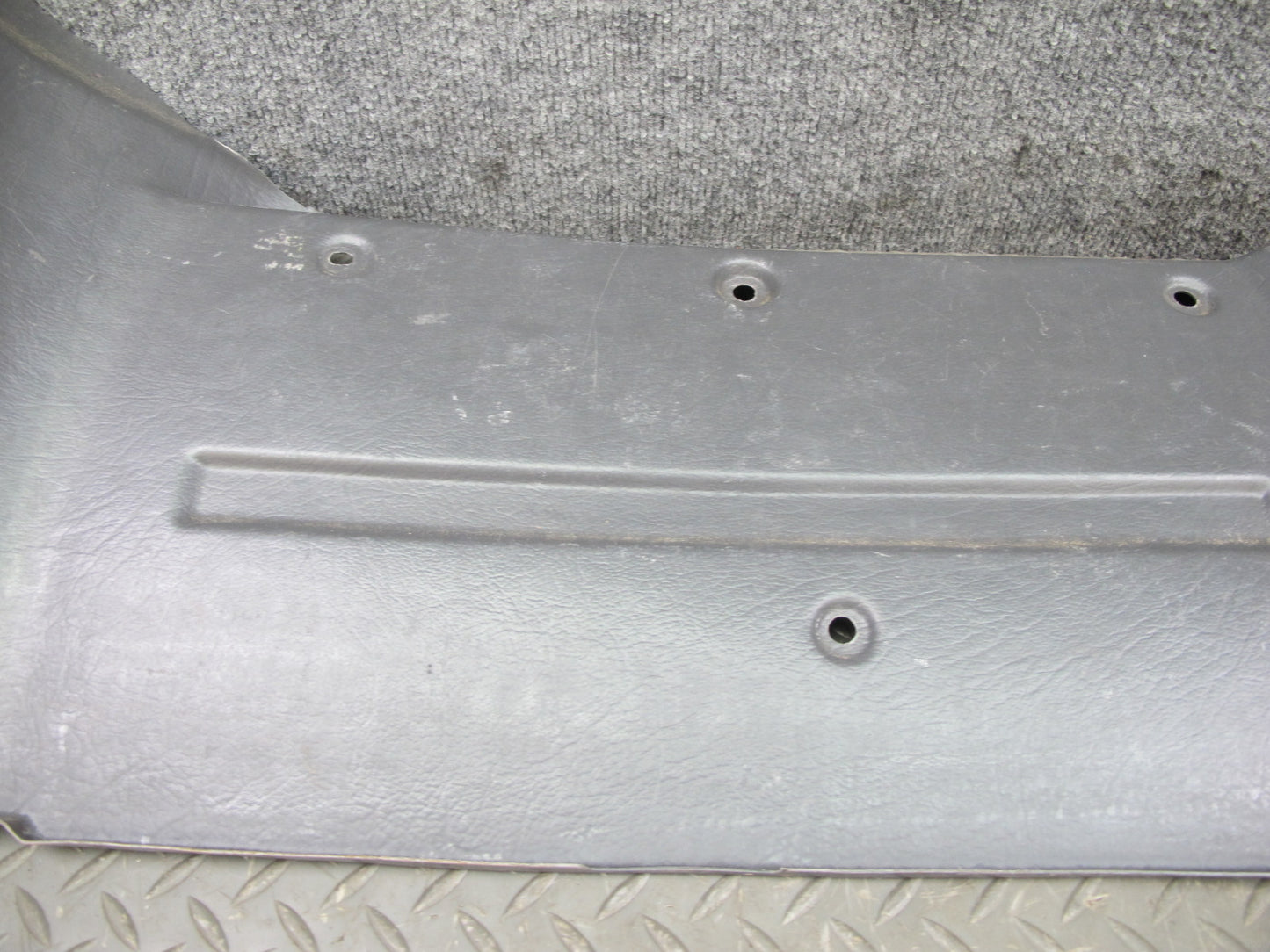 88-91 Mazda RX7 FC3S Convertible Trunk Rear Trim Panel Cover Gray OEM