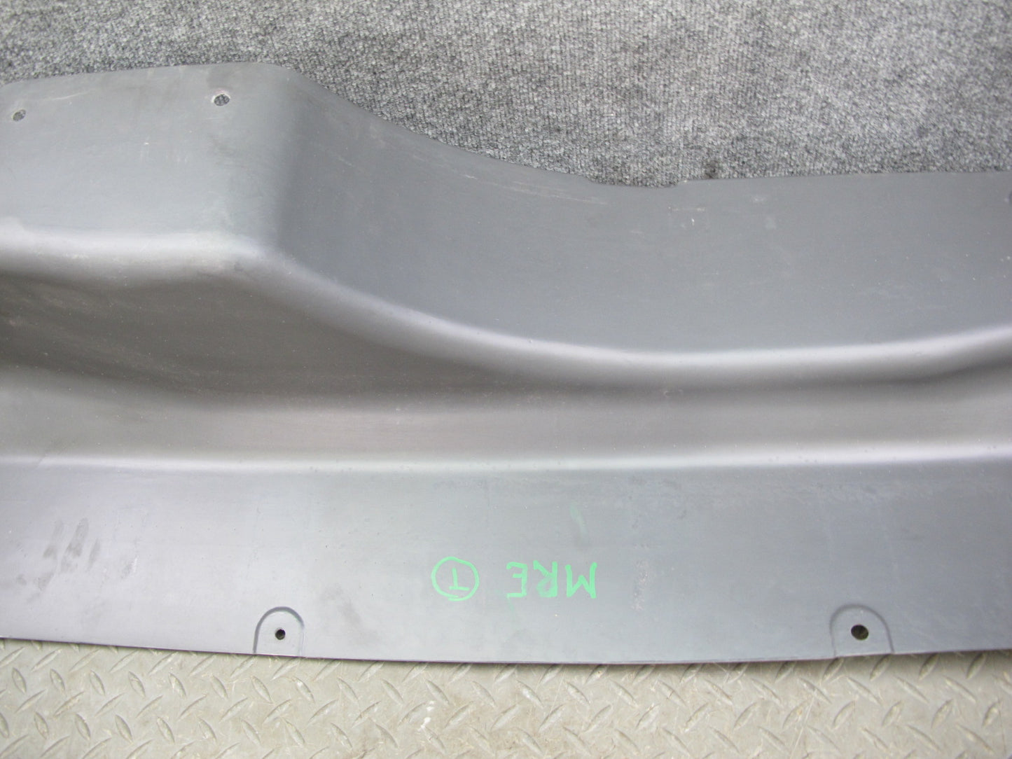 88-91 Mazda RX7 FC3S Convertible Trunk Front Trim Panel Cover Gray OEM