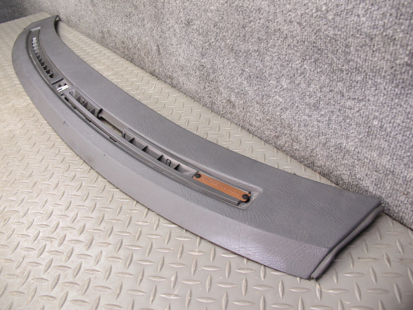 86-88 Mazda RX7 FC3S Dashboard Dash Upper Air Vent Trim Cover Panel Gray OEM