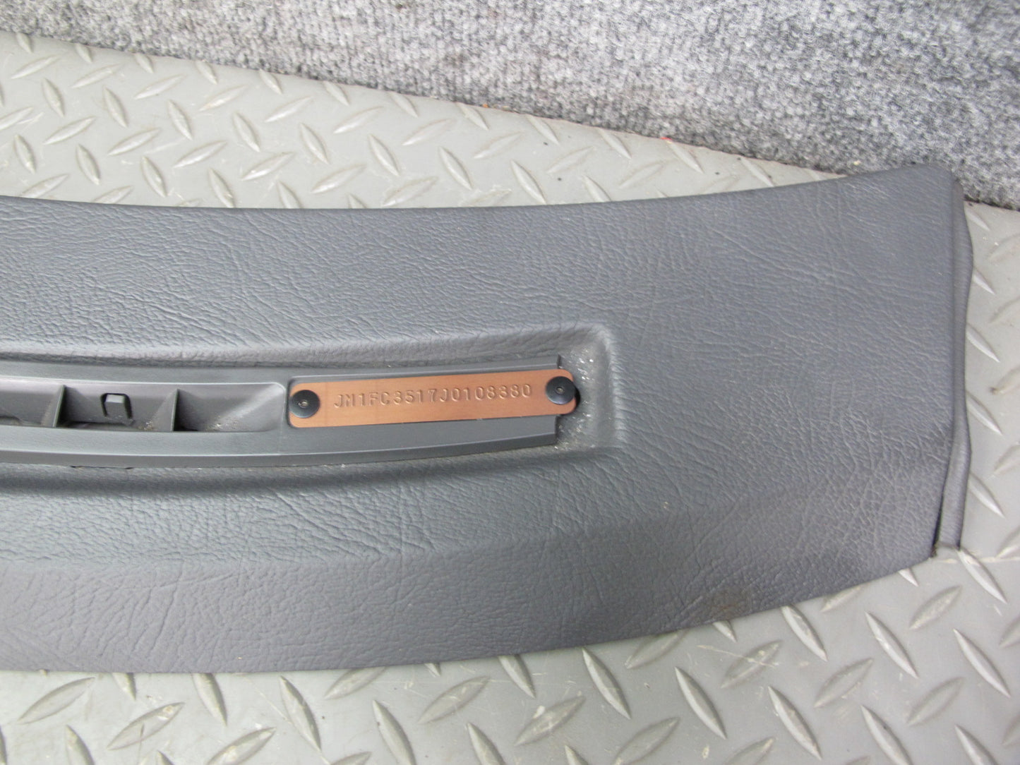 86-88 Mazda RX7 FC3S Dashboard Dash Upper Air Vent Trim Cover Panel Gray OEM