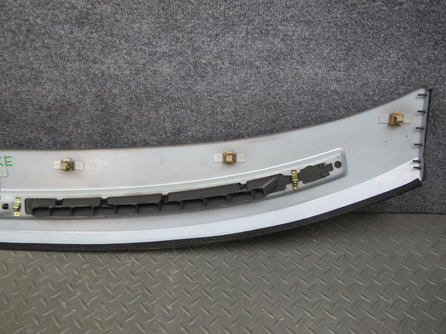 86-88 Mazda RX7 FC3S Dashboard Dash Upper Air Vent Trim Cover Panel Gray OEM