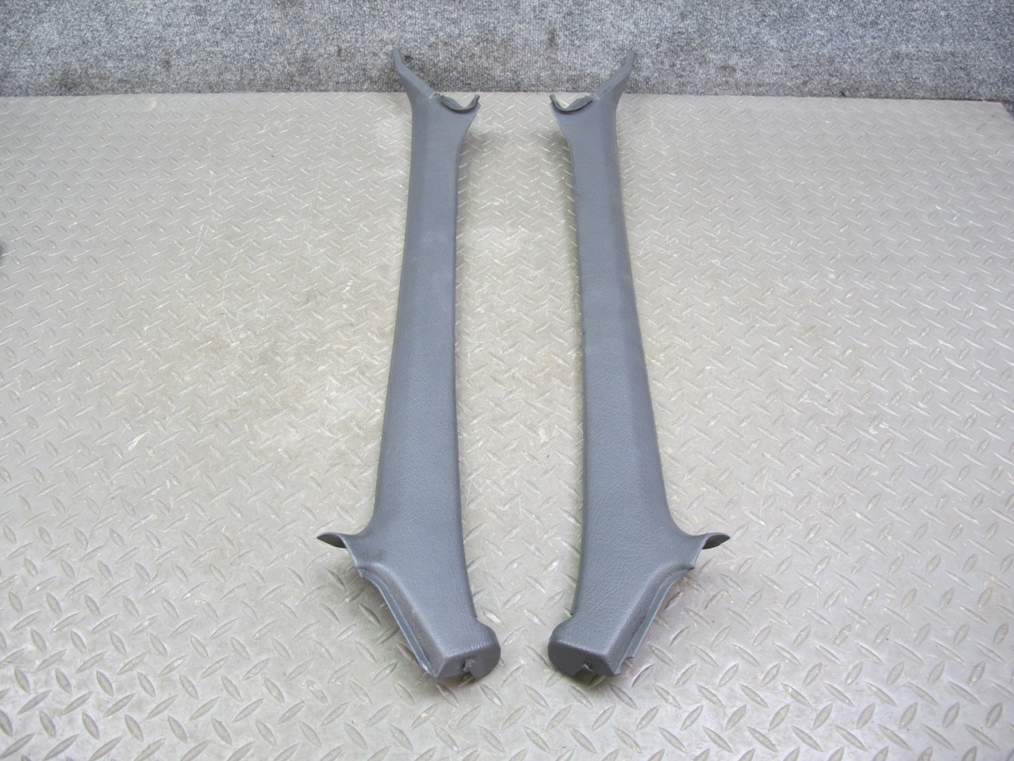 88-91 Mazda RX7 FC3S Convertible Front Left & Right A Pillar Trim Set Gray OEM