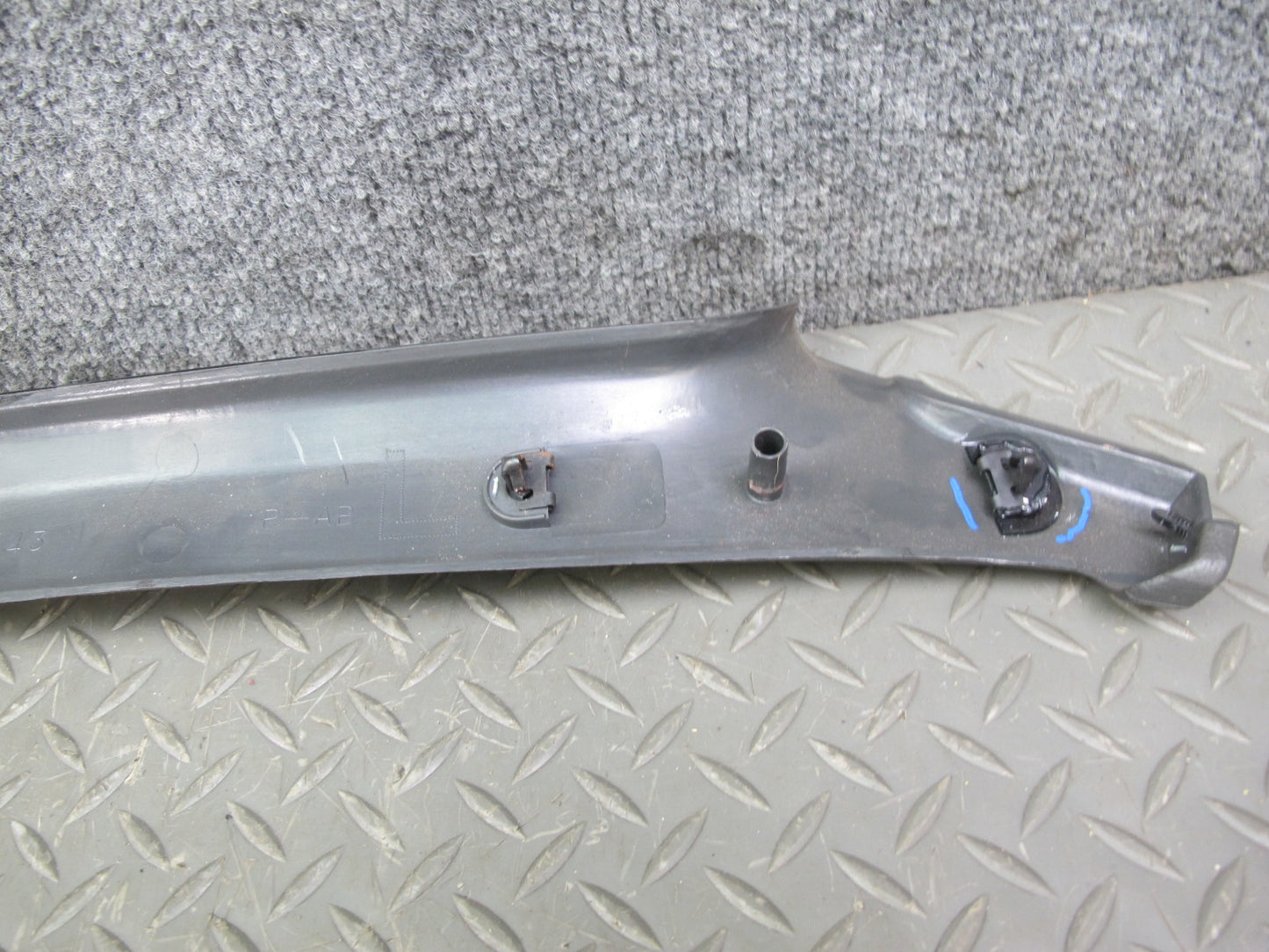 88-91 Mazda RX7 FC3S Convertible Front Left & Right A Pillar Trim Set Gray OEM