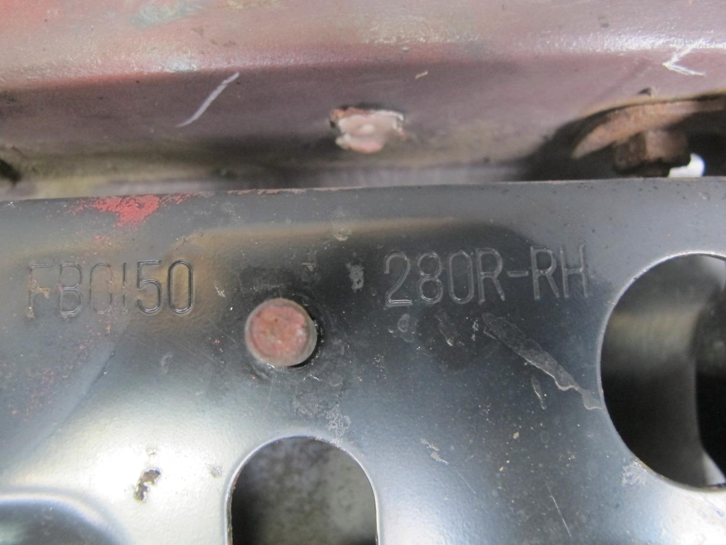86-91 Mazda RX7 FC3S Rear Bumper Impact Reinforcement Bar OEM