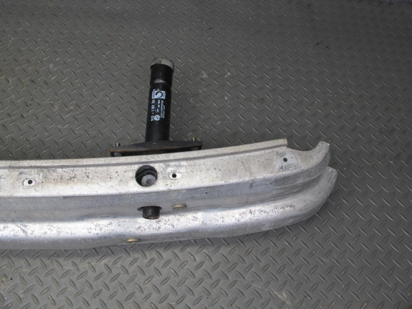 94-99 BMW E36 3-SERIES Rear Bumper Impact Reinforcement Bar w Shocks OEM