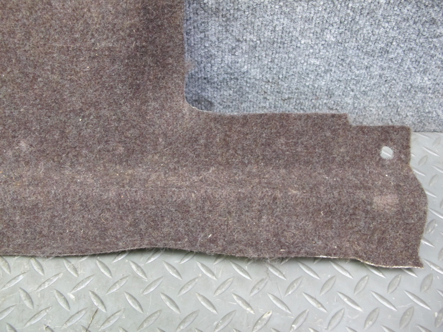 86-91 Mercedes W126 Rear Trunk Lid Carpet Liner Cover OEM