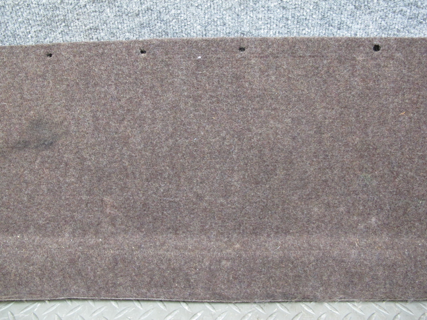 86-91 Mercedes W126 Rear Trunk Lid Carpet Liner Cover OEM