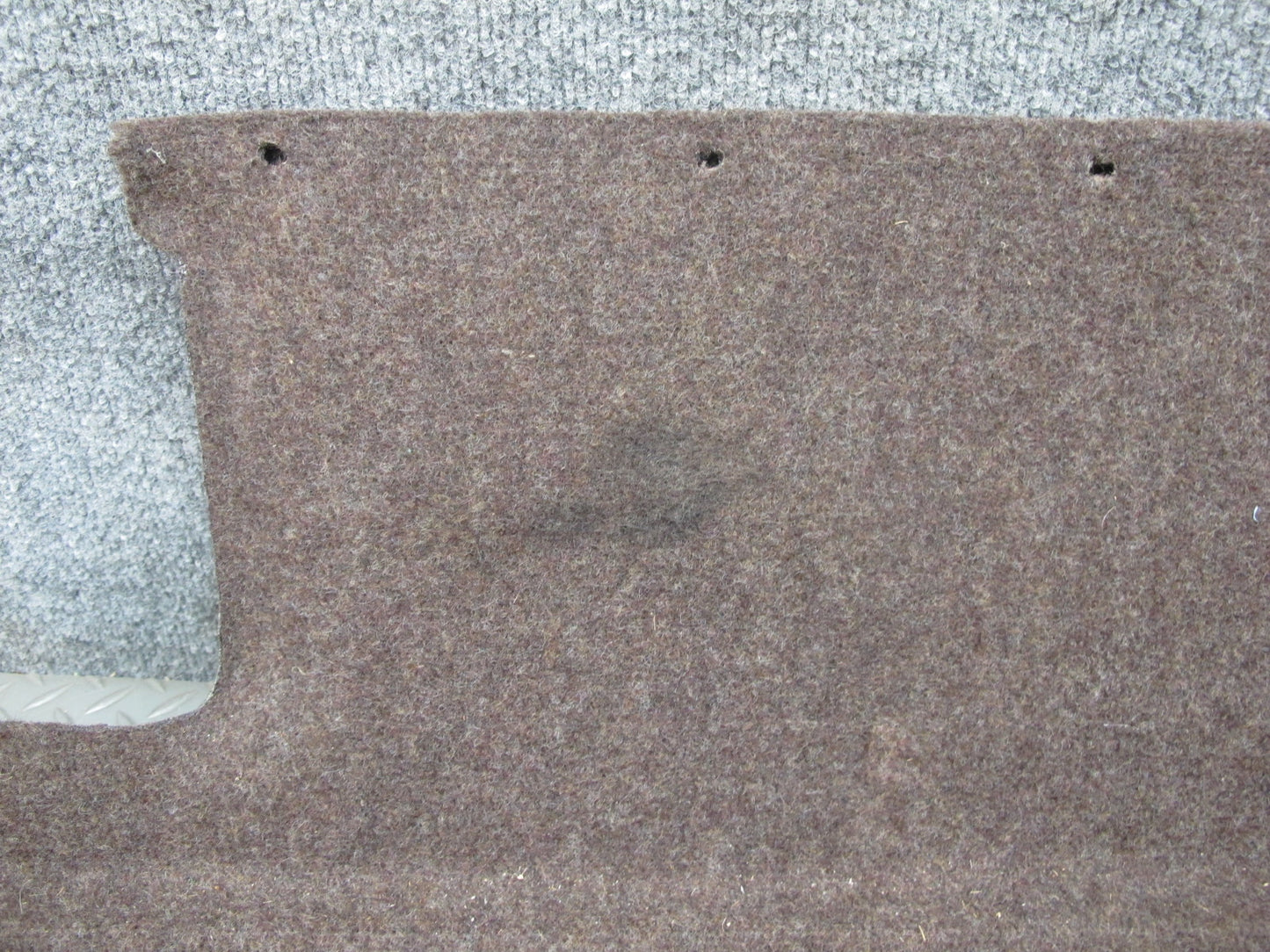 86-91 Mercedes W126 Rear Trunk Lid Carpet Liner Cover OEM