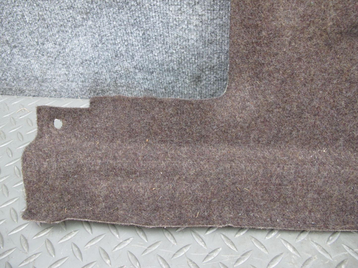 86-91 Mercedes W126 Rear Trunk Lid Carpet Liner Cover OEM