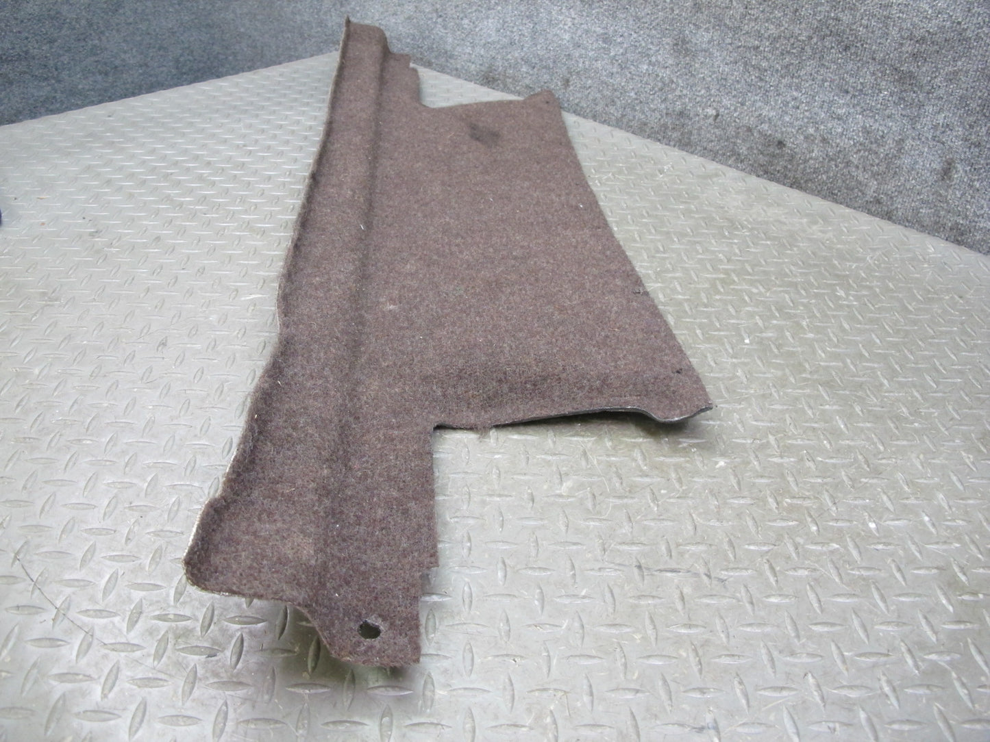 86-91 Mercedes W126 Rear Trunk Lid Carpet Liner Cover OEM