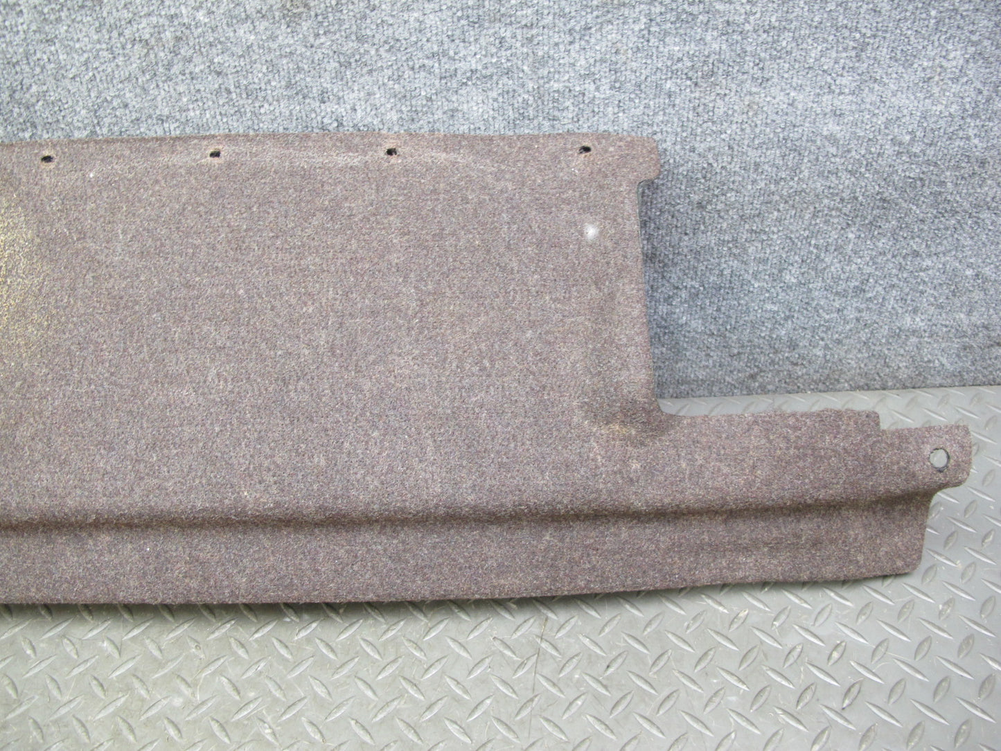 86-91 Mercedes W126 Rear Trunk Lid Carpet Liner Cover OEM