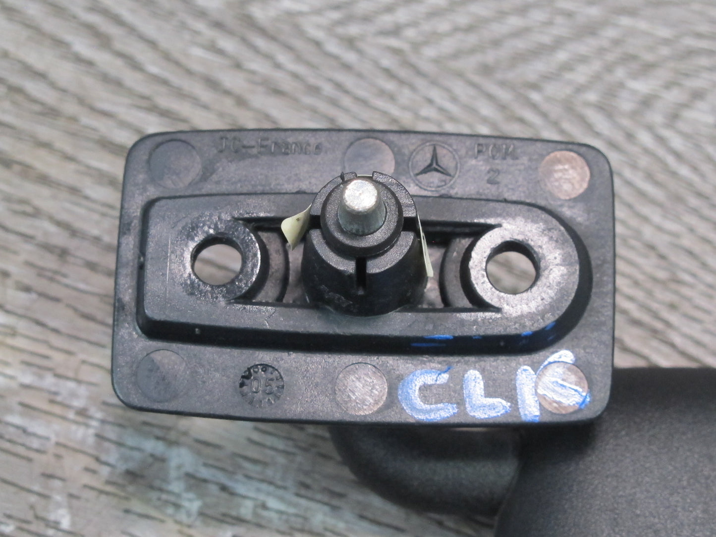 05-11 Mercedes R171 Slk-class Set of 2 Front Right & Left Sun Visor Black OEM