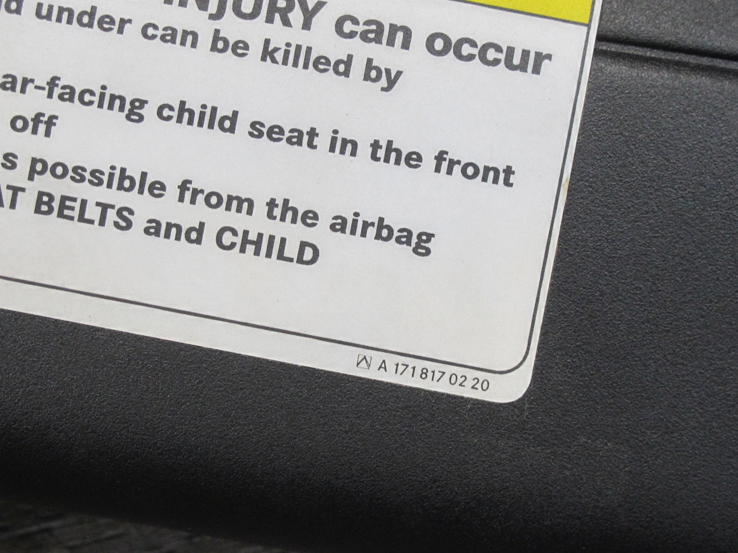 05-11 Mercedes R171 Slk-class Set of 2 Front Right & Left Sun Visor Black OEM