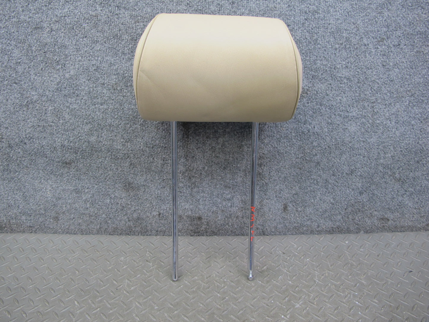 86-91 Mercedes W126 Front Left or Right Seat Leather Headrest OEM