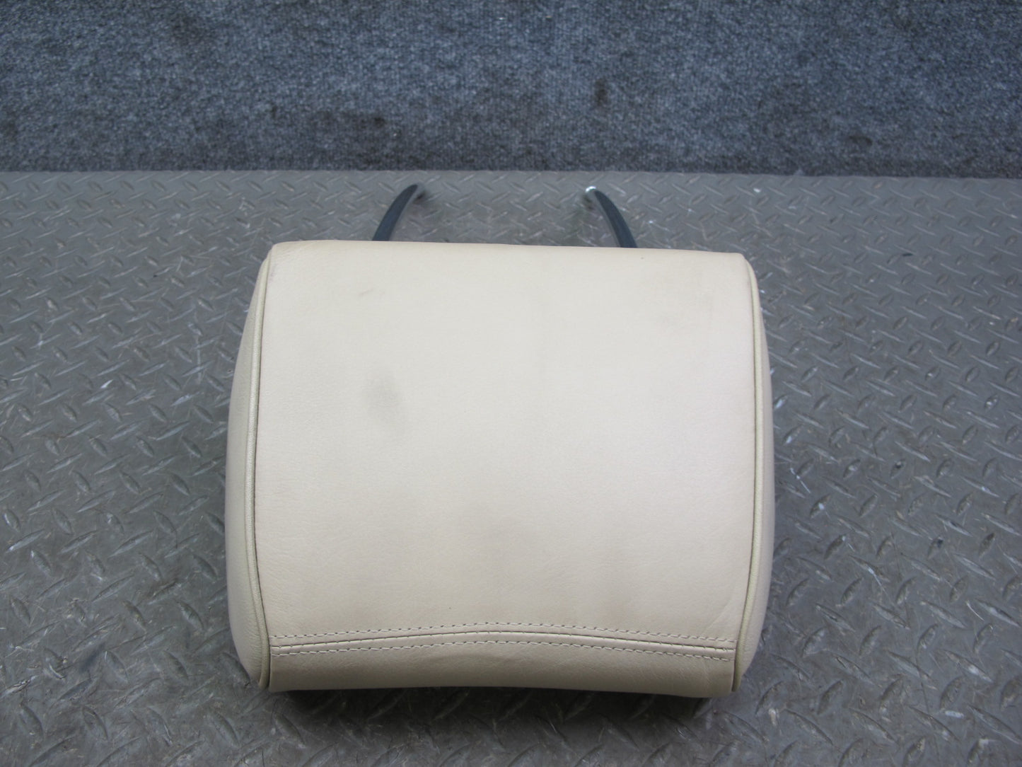 86-91 Mercedes W126 Front Left or Right Seat Leather Headrest OEM