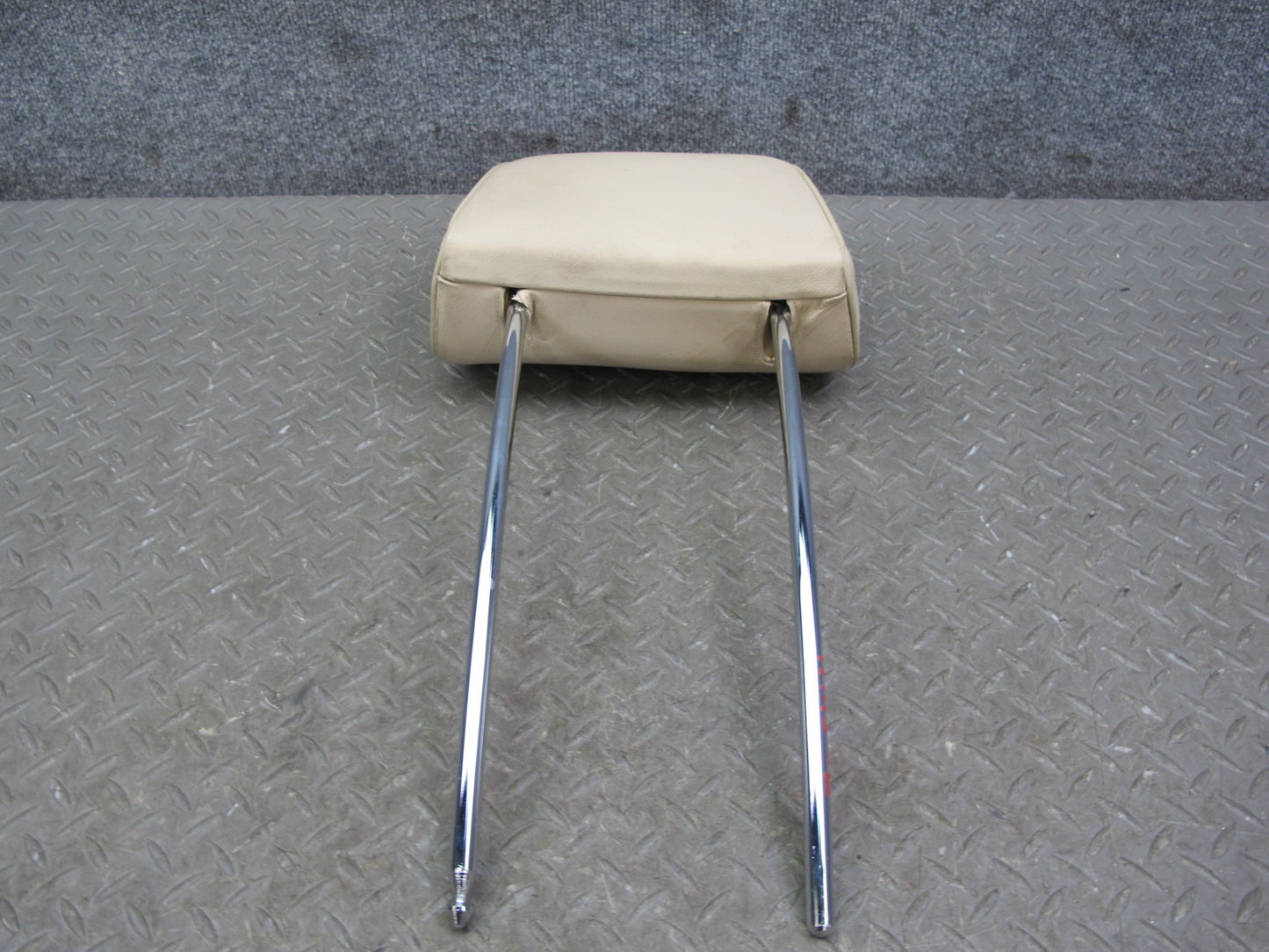 86-91 Mercedes W126 Front Left or Right Seat Leather Headrest OEM