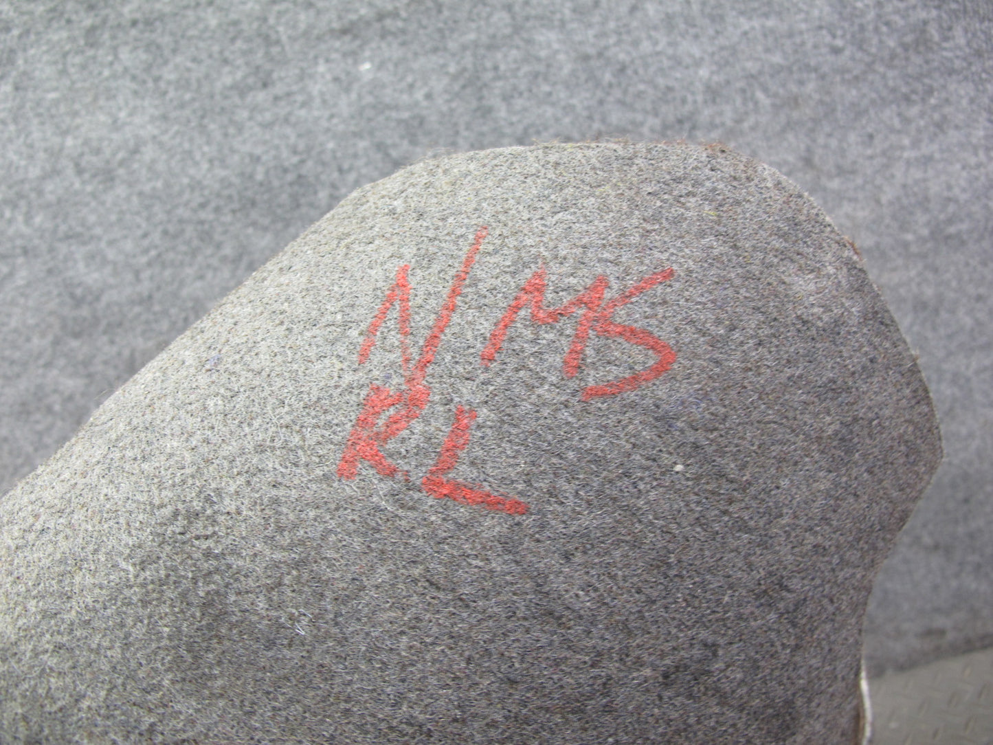 86-91 Mercedes W126 Rear Left Trunk Carpet Liner Trim Cover OEM