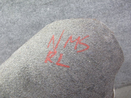 86-91 Mercedes W126 Rear Left Trunk Carpet Liner Trim Cover OEM