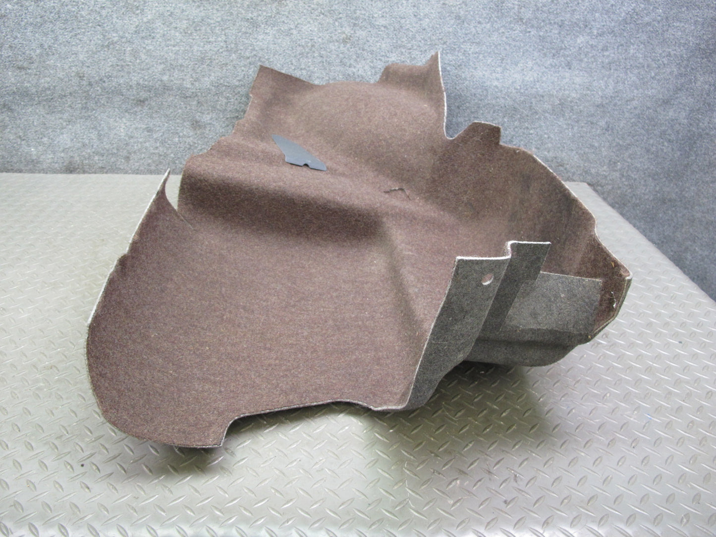 86-91 Mercedes W126 Rear Left Trunk Carpet Liner Trim Cover OEM