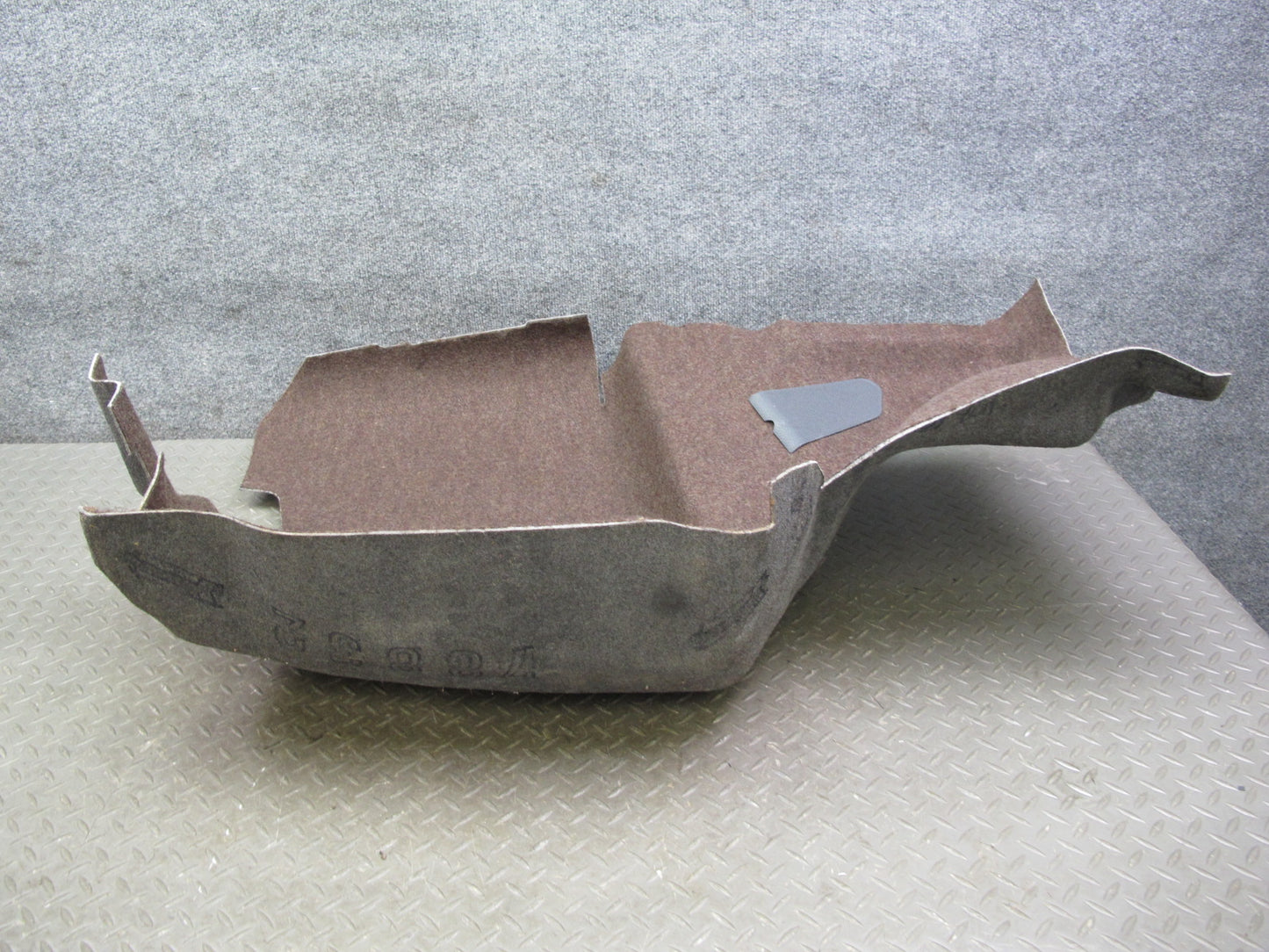 86-91 Mercedes W126 Rear Left Trunk Carpet Liner Trim Cover OEM