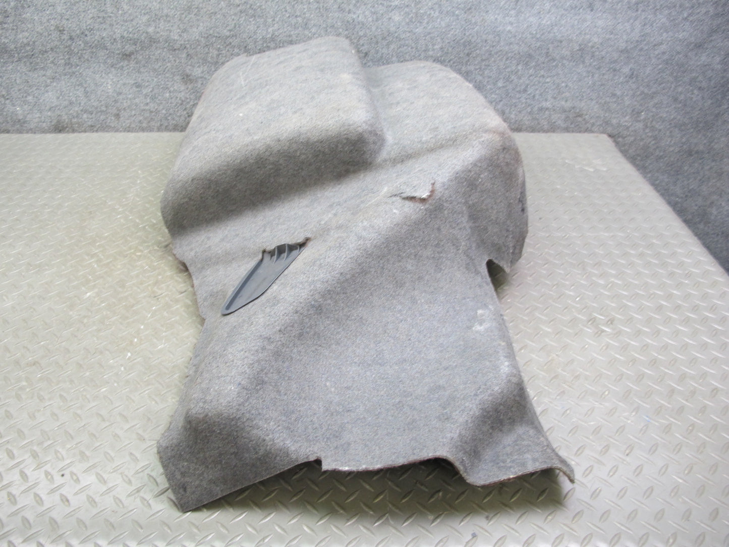 86-91 Mercedes W126 Rear Left Trunk Carpet Liner Trim Cover OEM