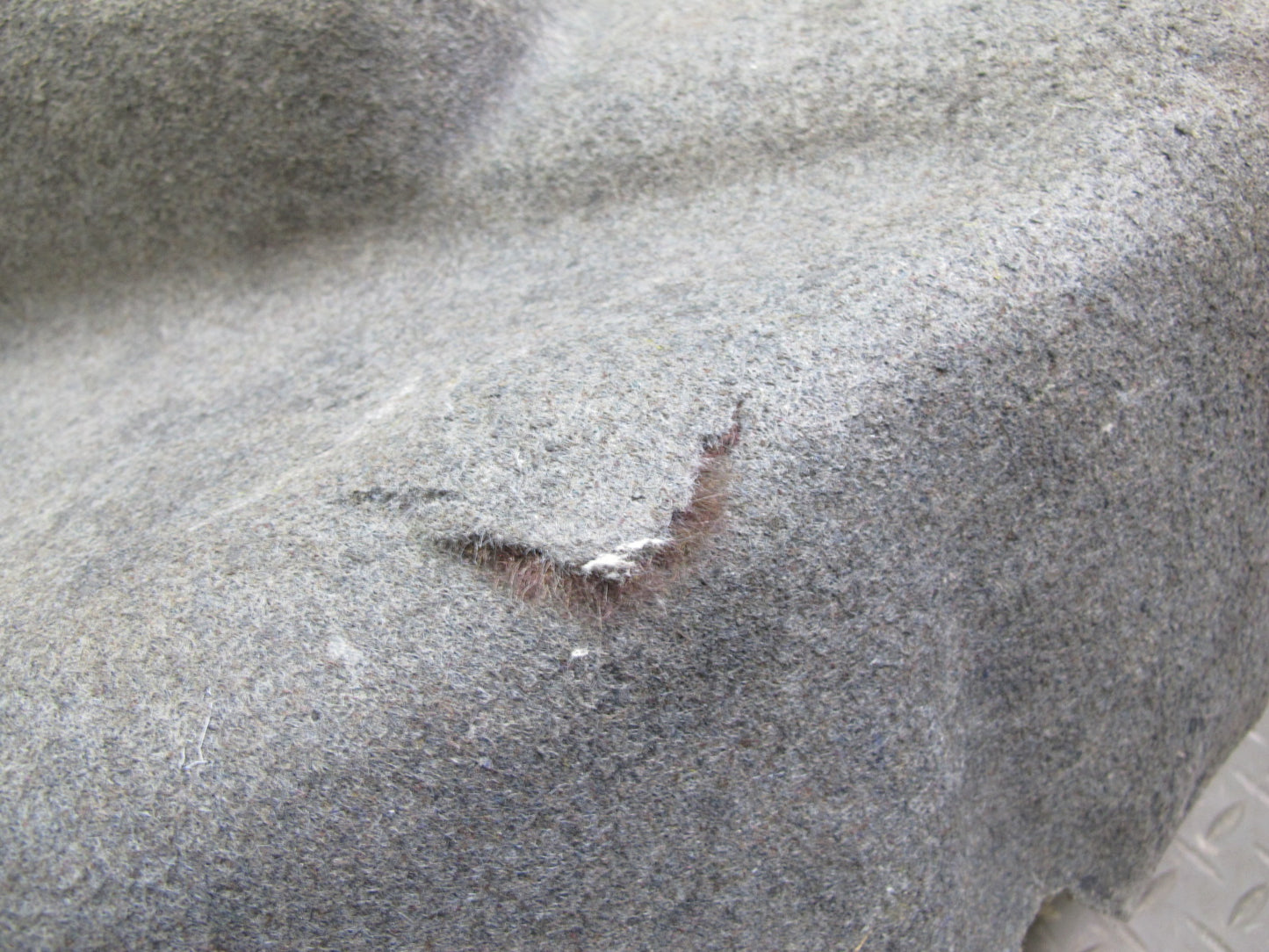 86-91 Mercedes W126 Rear Left Trunk Carpet Liner Trim Cover OEM