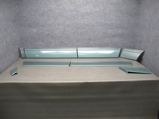 86-91 Mercedes W126 Front & Rear Fender Door Quarter Trim Molding Set OEM
