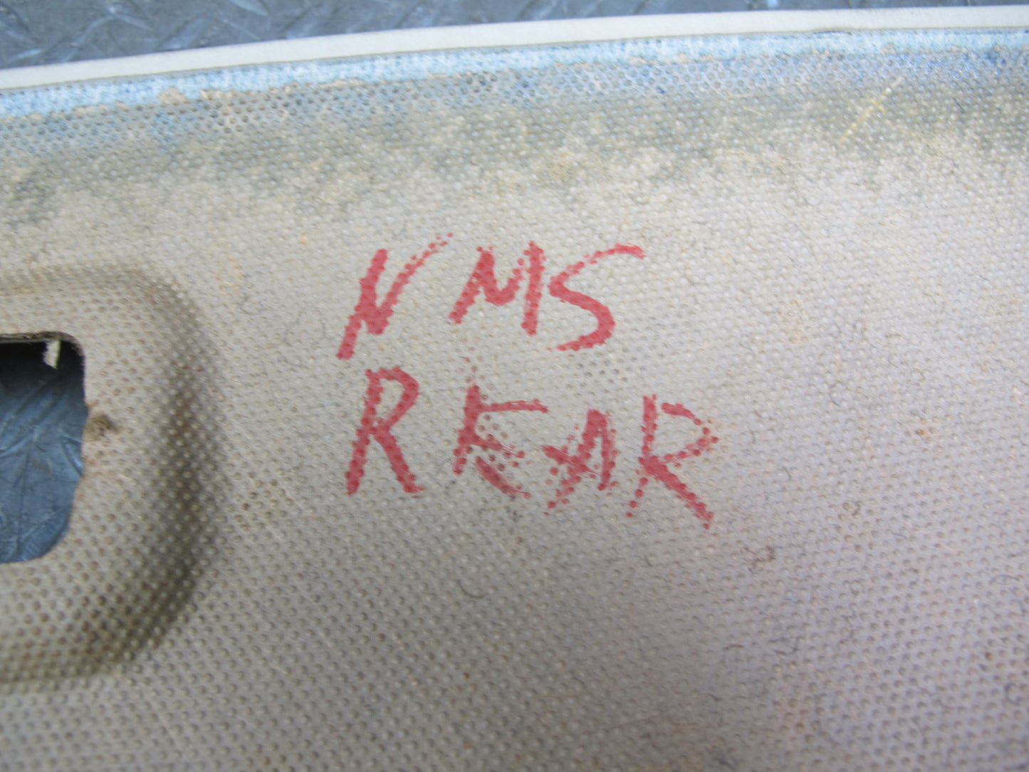 86-91 Mercedes W126 Rear Overhead Headliner Roof Trim Cover Panel Beige OEM