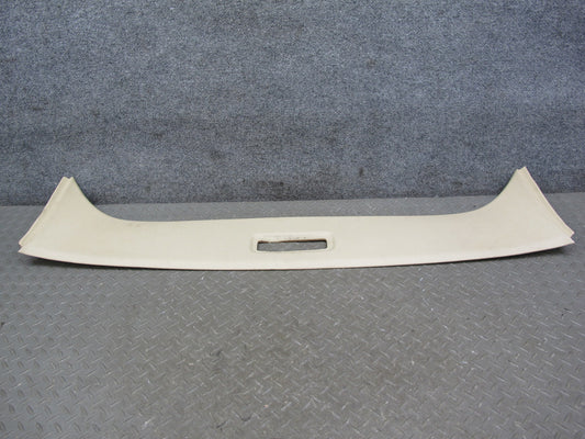 86-91 Mercedes W126 Rear Overhead Headliner Roof Trim Cover Panel Beige OEM