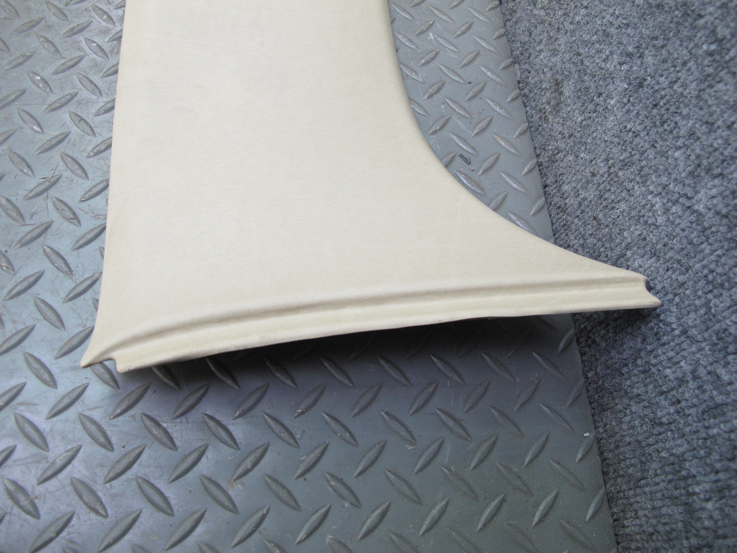 86-91 Mercedes W126 Rear Overhead Headliner Roof Trim Cover Panel Beige OEM