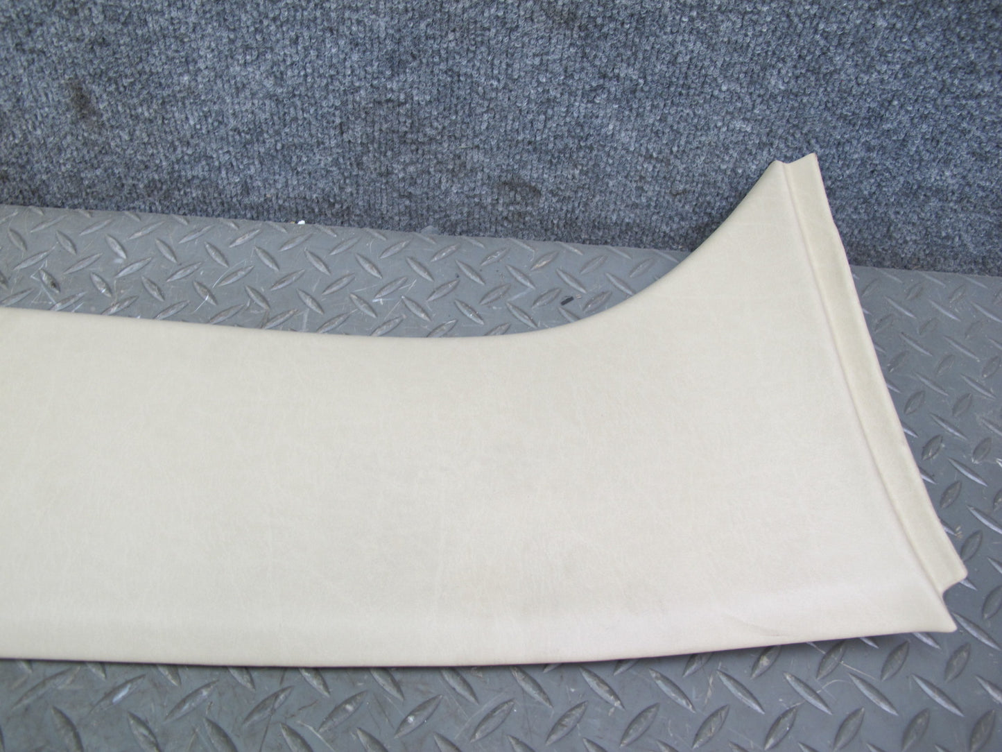 86-91 Mercedes W126 Rear Overhead Headliner Roof Trim Cover Panel Beige OEM