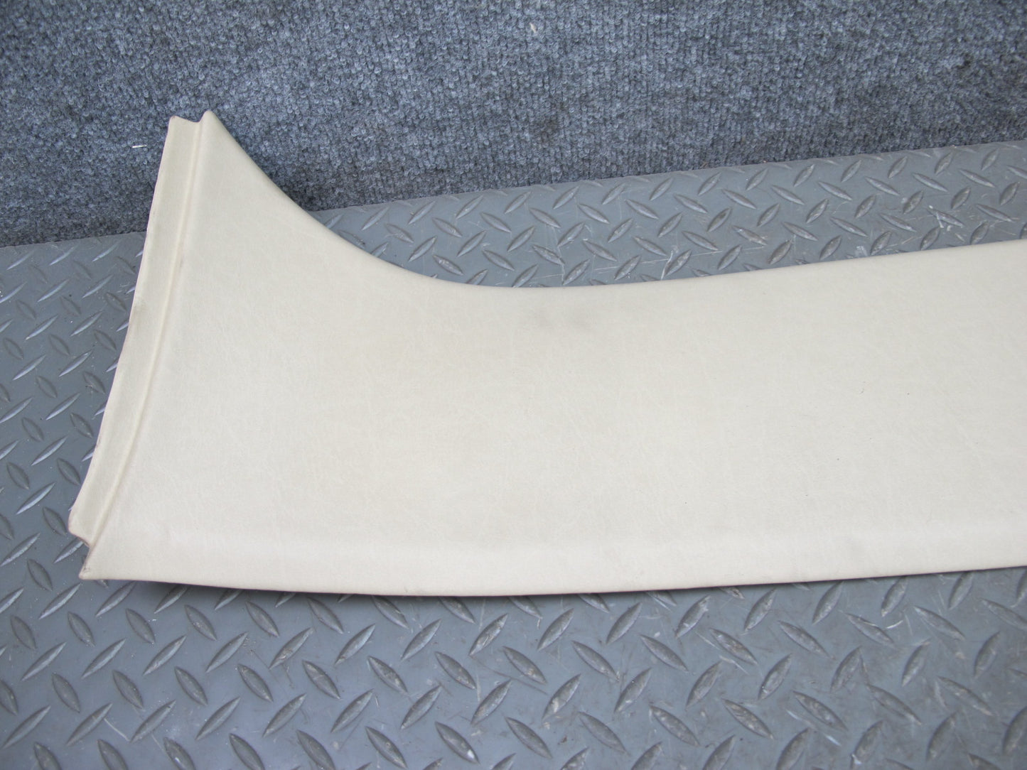 86-91 Mercedes W126 Rear Overhead Headliner Roof Trim Cover Panel Beige OEM