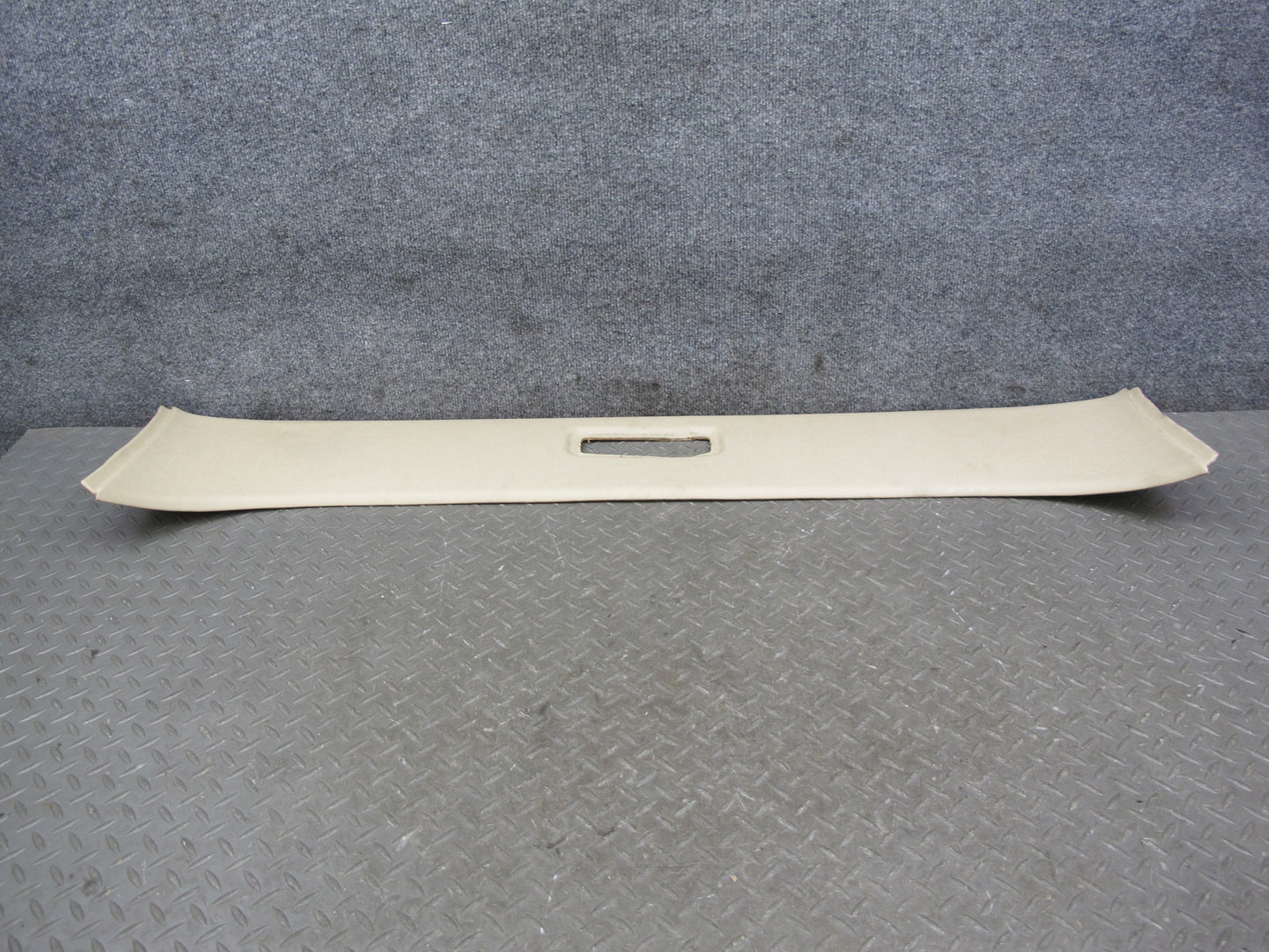 86-91 Mercedes W126 Rear Overhead Headliner Roof Trim Cover Panel Beige OEM