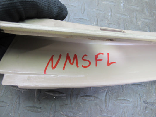 86-91 Mercedes W126 Front Left & Right Door Window Surround Trim Panel Set OEM