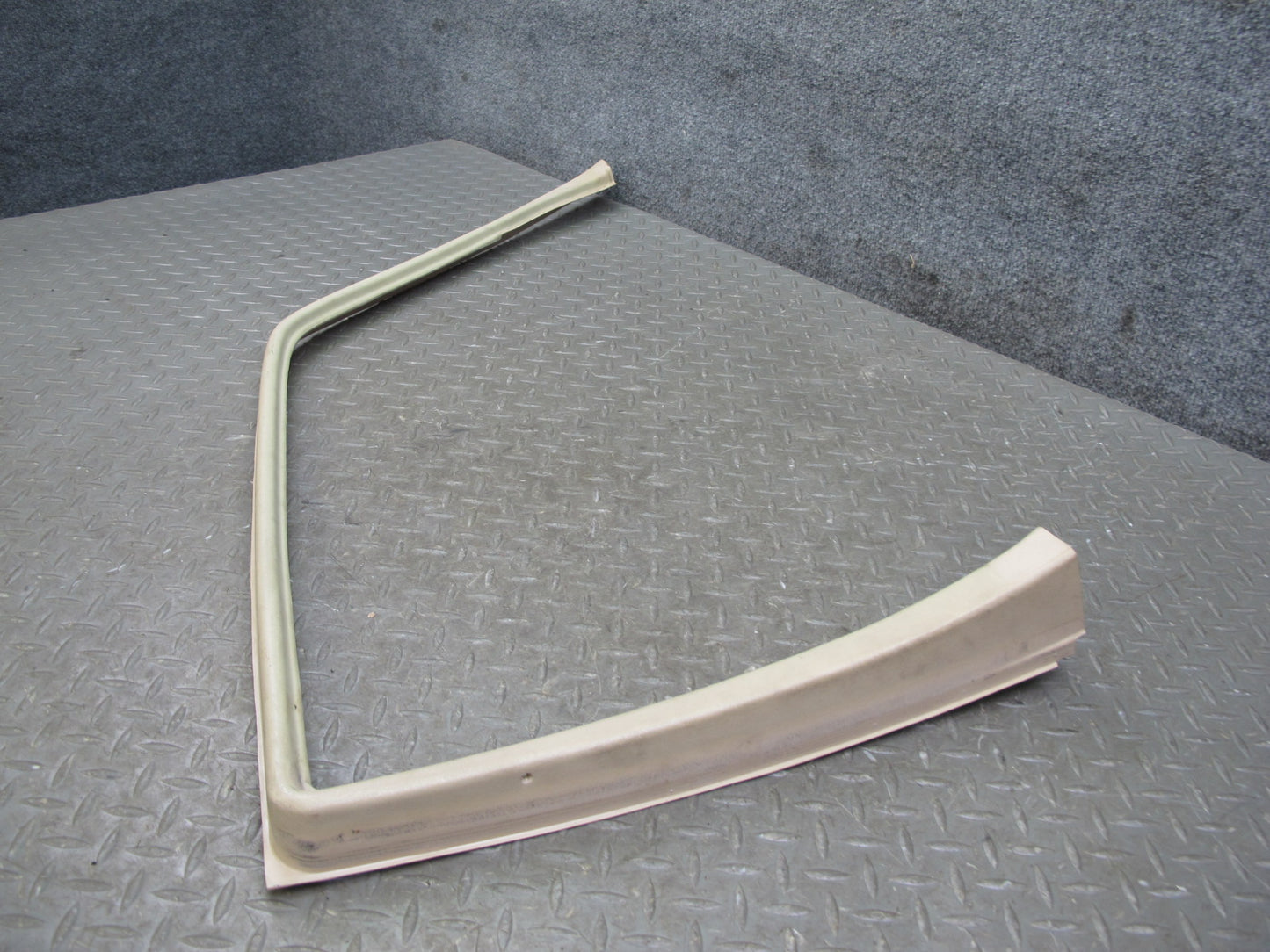 86-91 Mercedes W126 Front Left & Right Door Window Surround Trim Panel Set OEM
