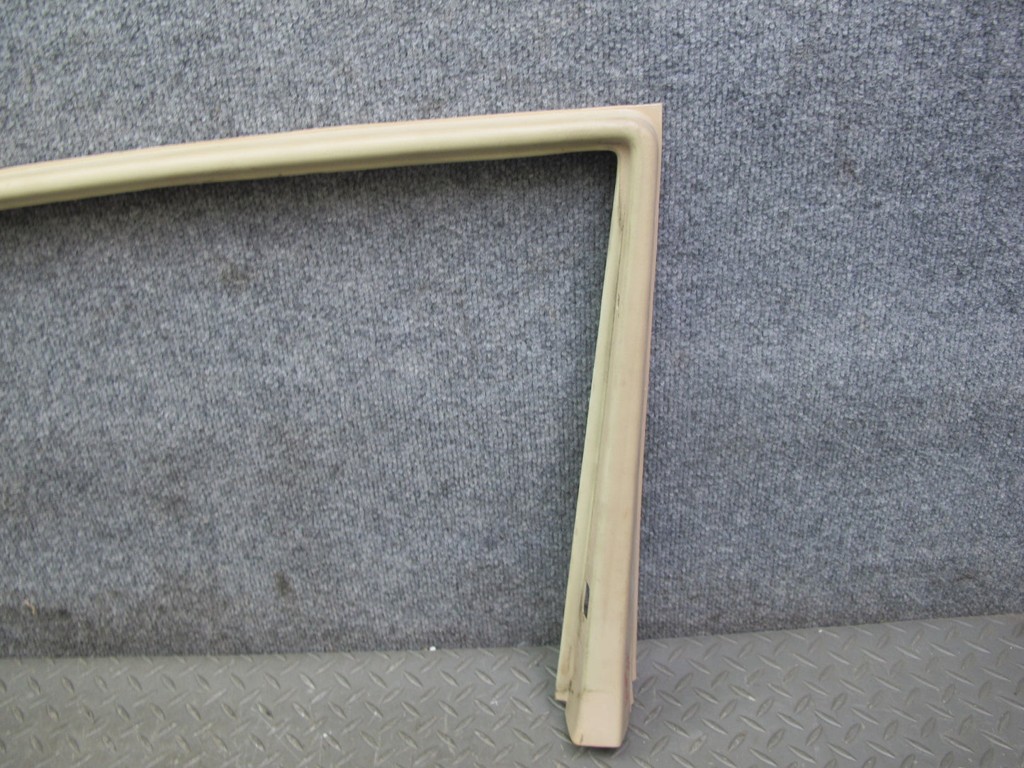 86-91 Mercedes W126 Front Left & Right Door Window Surround Trim Panel Set OEM