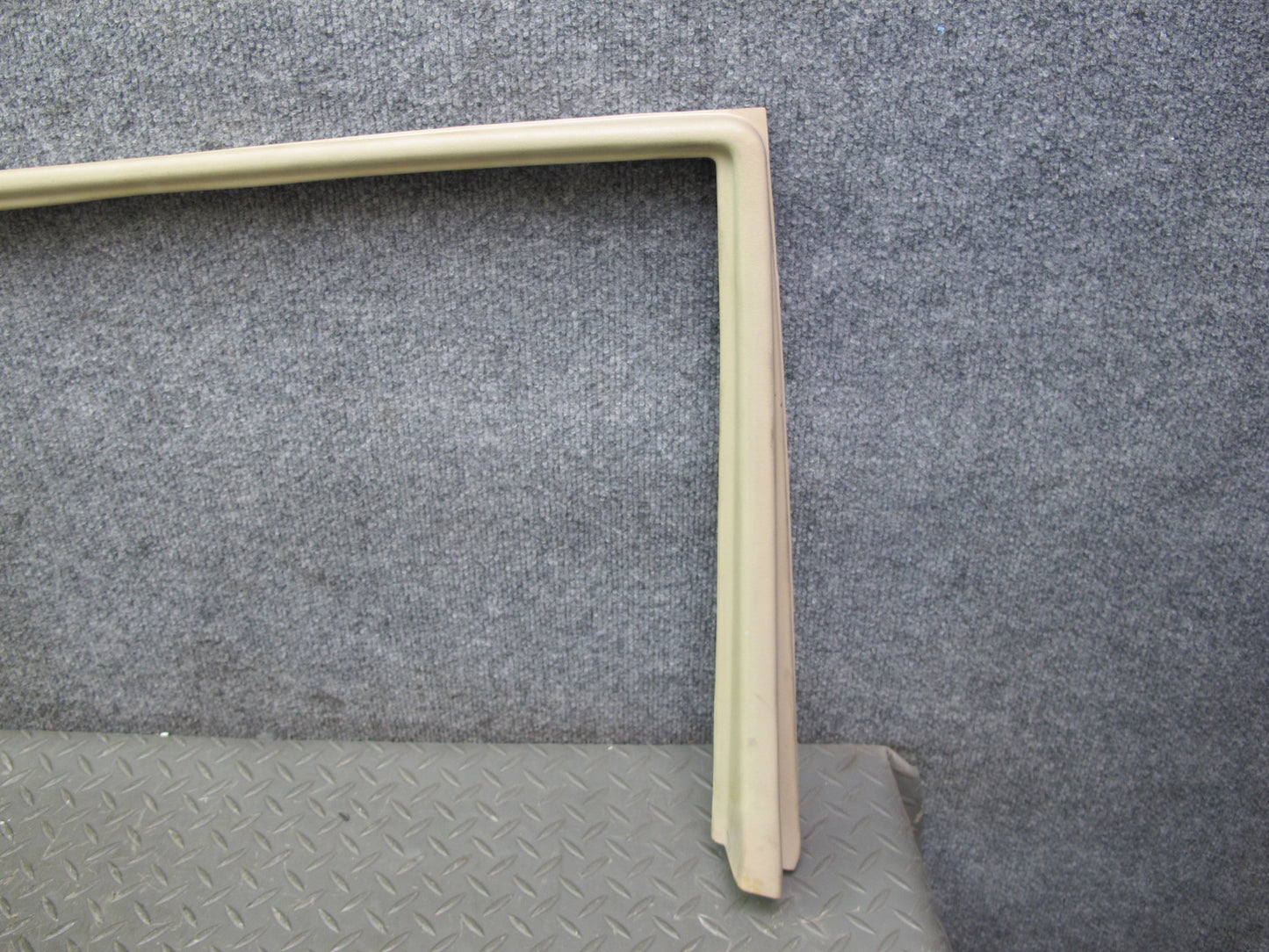 86-91 Mercedes W126 Rear Left & Right Door Window Surround Trim Panel Set OEM