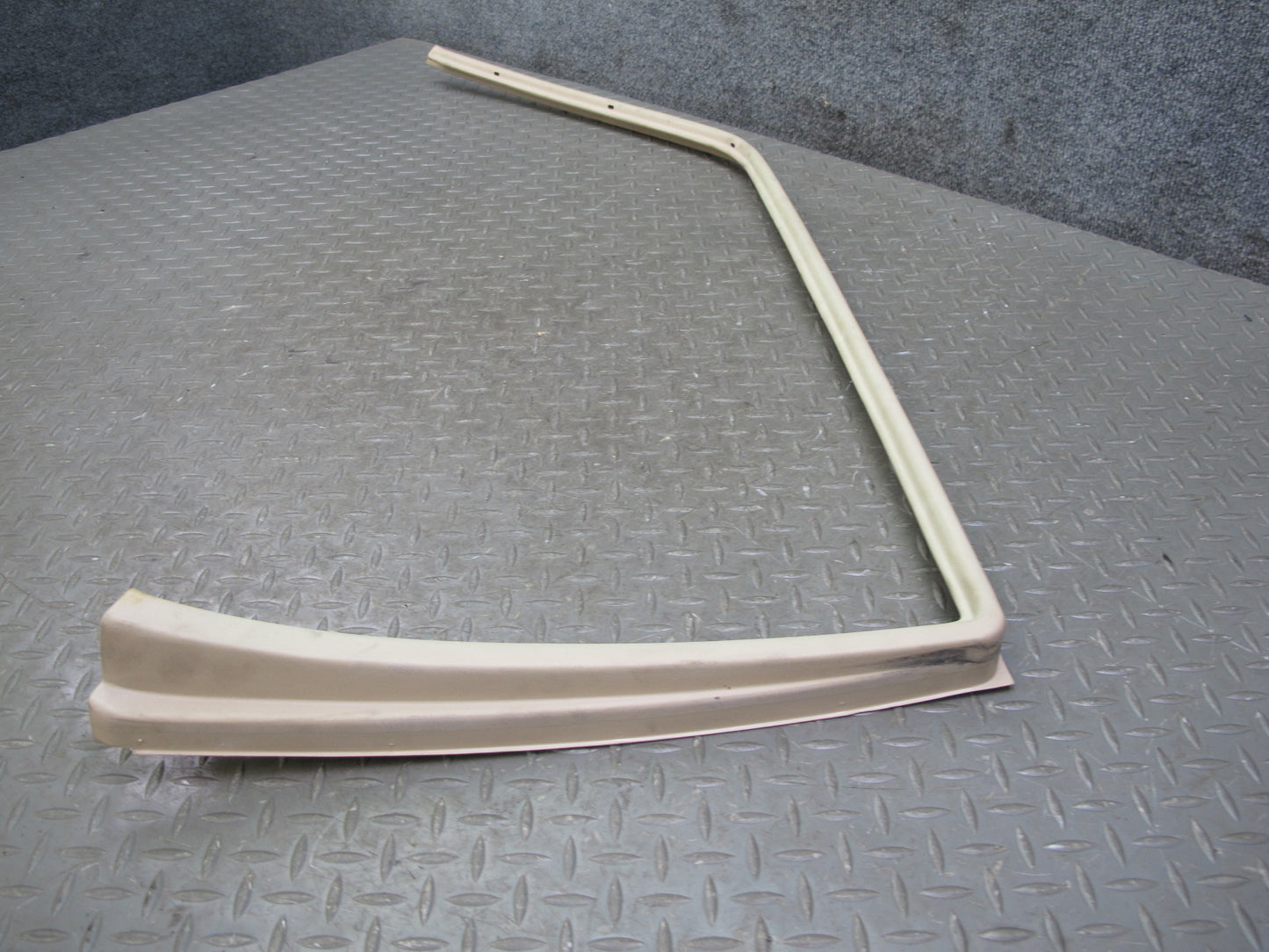 86-91 Mercedes W126 Rear Left & Right Door Window Surround Trim Panel Set OEM