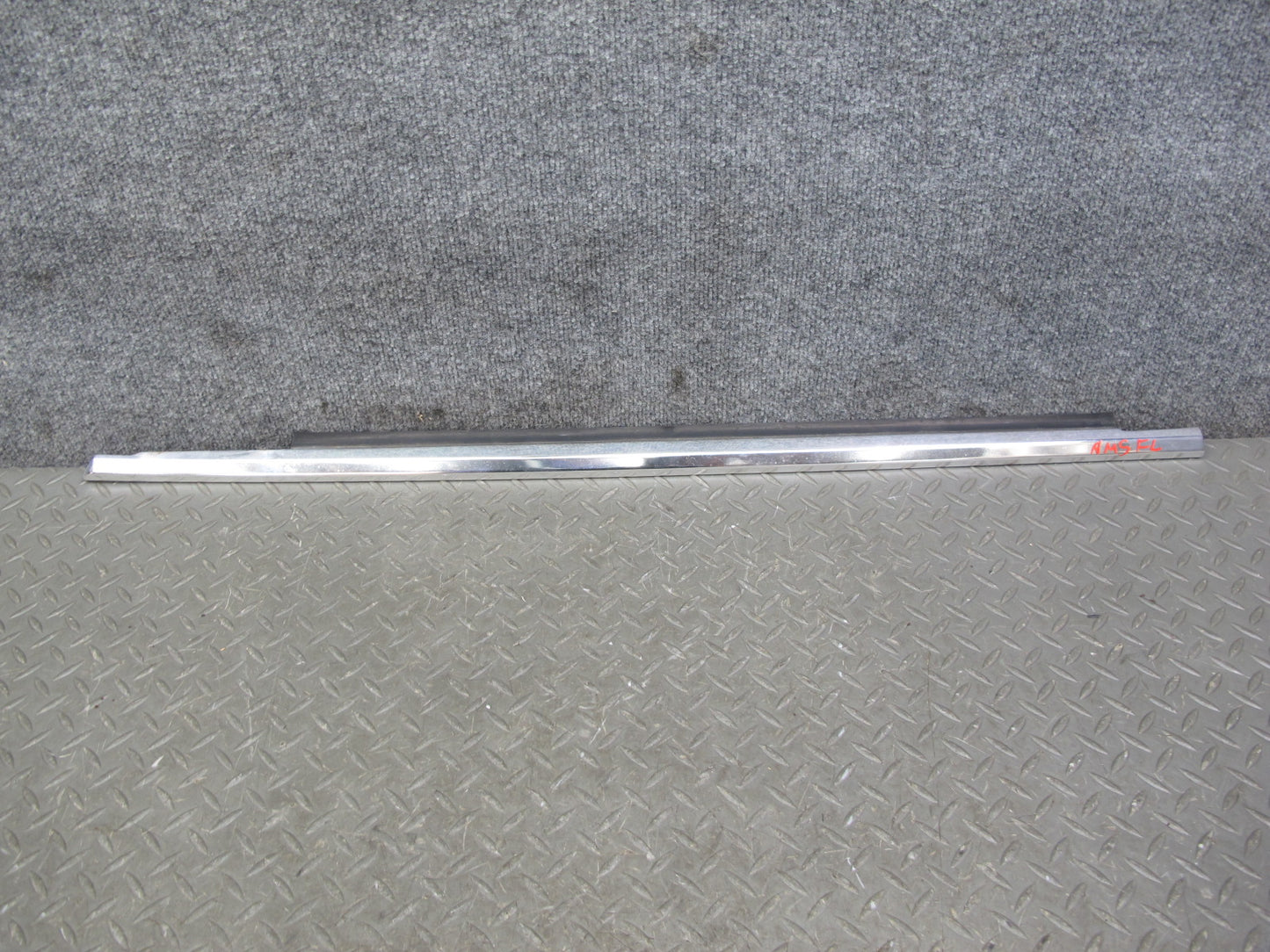 86-91 Mercedes W126 Set of 6 Front Left & Right Door Chrome Trim Molding OEM