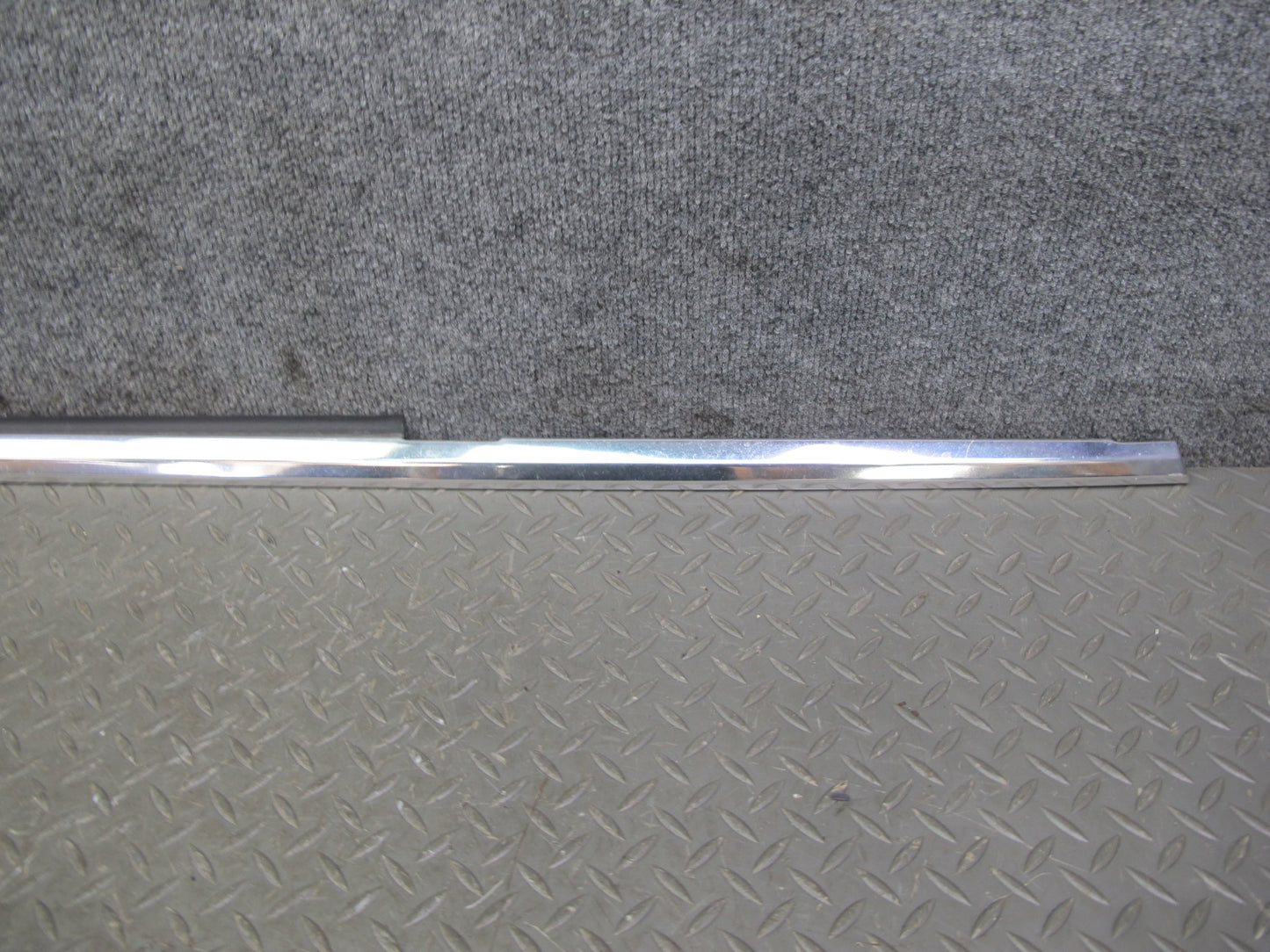 86-91 Mercedes W126 Set of 10 Rear Left & Right Door Chrome Trim Molding OEM