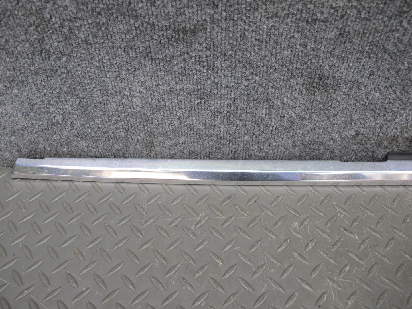 86-91 Mercedes W126 Set of 10 Rear Left & Right Door Chrome Trim Molding OEM