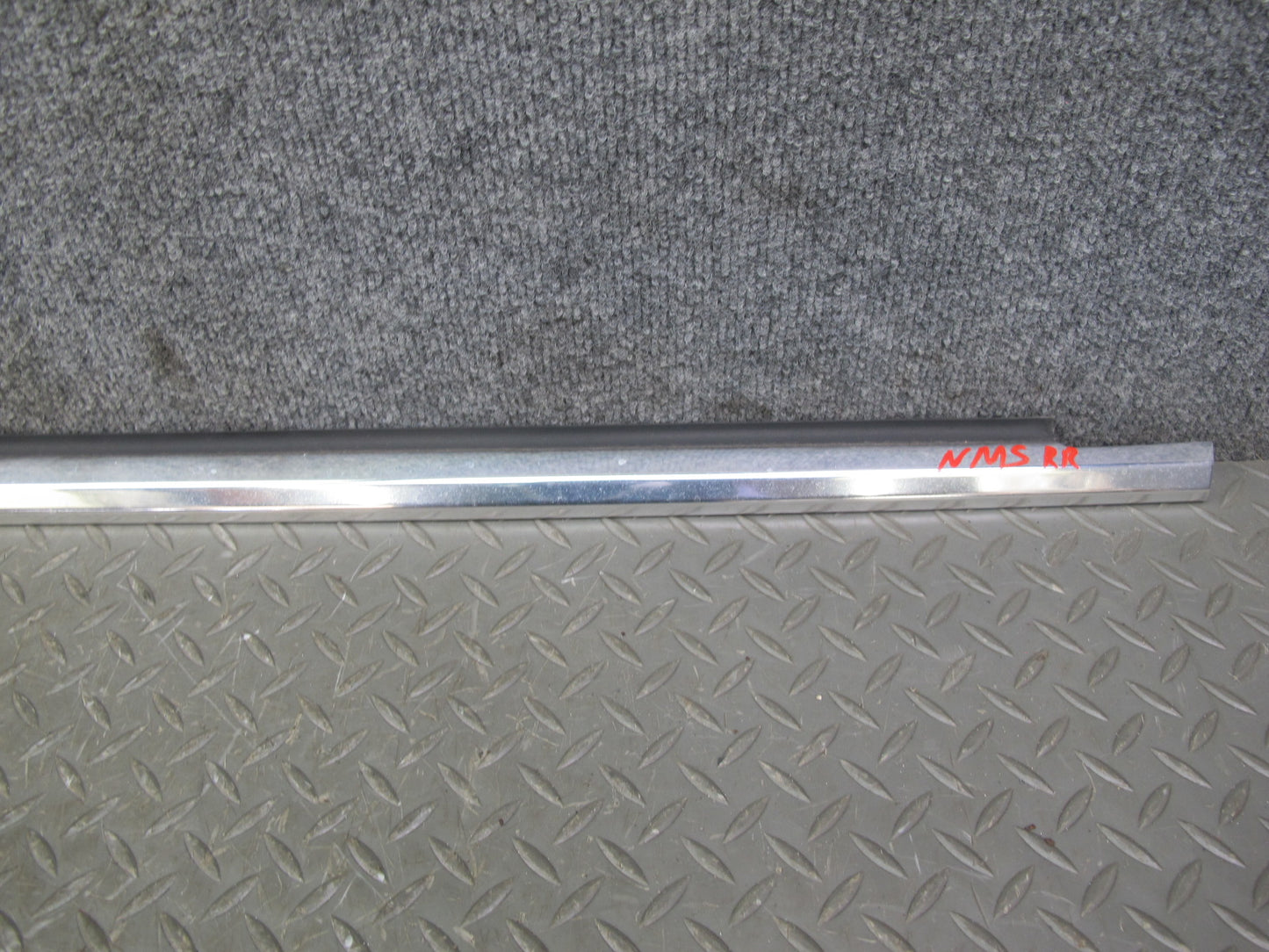 86-91 Mercedes W126 Set of 10 Rear Left & Right Door Chrome Trim Molding OEM