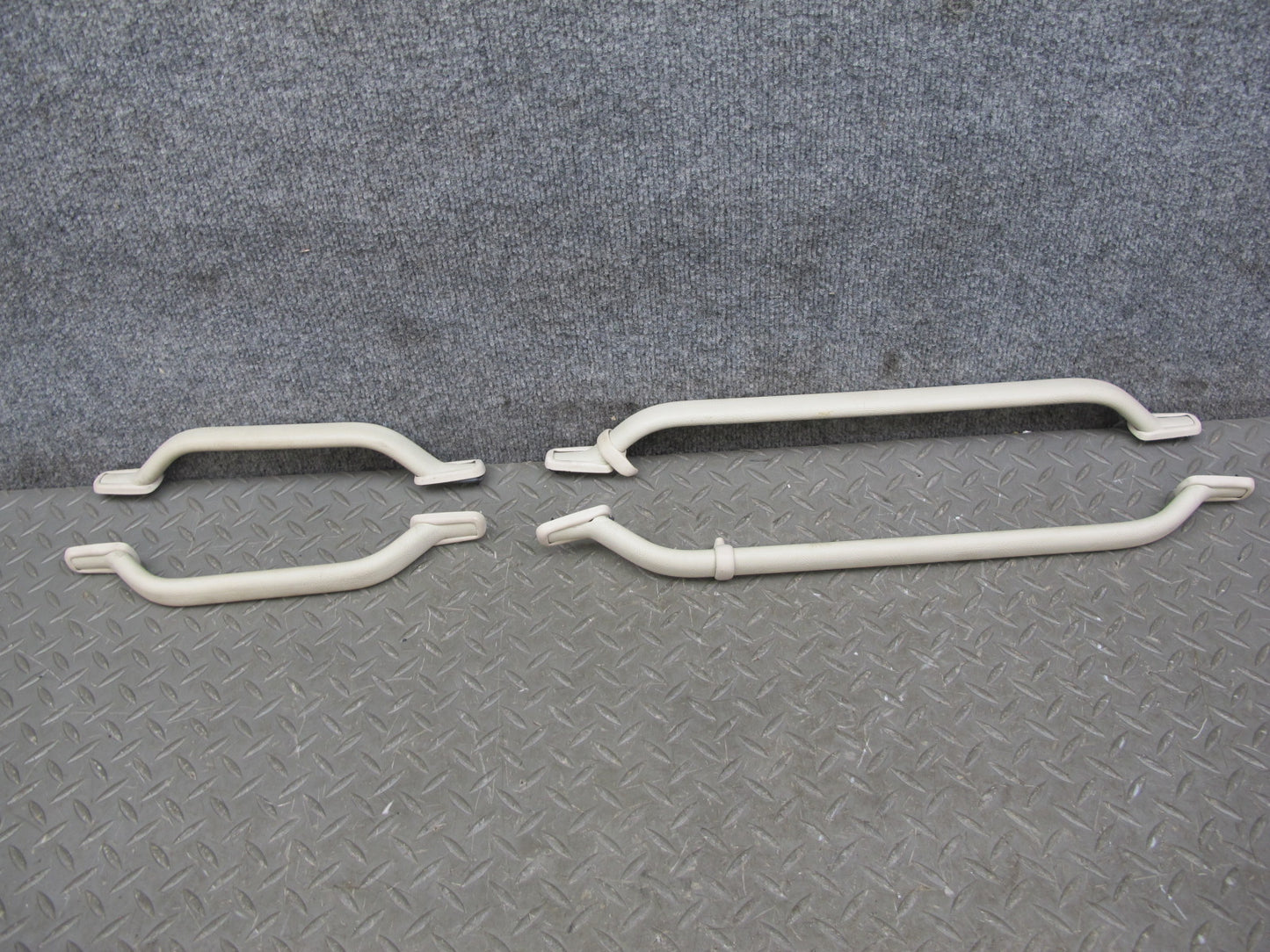 86-91 Mercedes W126 Sedan Set of 4 Front & Rear Overhead Grab Handle Set OEM