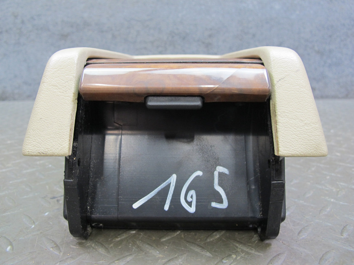 86-91 Mercedes W126 Center Console Roller Blind  Compartment Storage OEM
